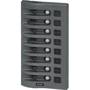 Blue Sea Systems Weatherdeck Panel Clb 8 Position Switch Grey One Size unisex Blue Sea Systems Weatherdeck Panel Clb 8 Position Switch Grey One Size unisex