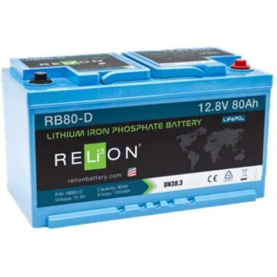 Mastervolt - Relion - 12V 1024Wh - 80Ah LiFePO4 - Battery Mastervolt - Relion - 12V 1024Wh - 80Ah LiFePO4 - Battery