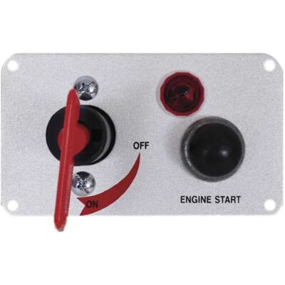 Euromarine Circuit Breaker Panel With Contactor 30a 12v Grey 66 x 113 mm unisex Euromarine Circuit Breaker Panel With Contactor 30a 12v Grey 66 x 113 mm unisex