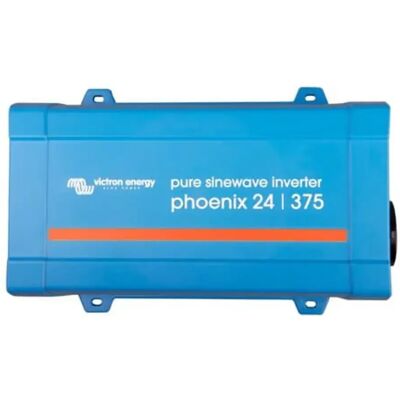 Victron Energy Phoenix 24/375 Battery Inverter - Pure Sine Wave, 230V, Blue Victron Energy Phoenix 24/375 Battery Inverter - Pure Sine Wave, 230V, Blue