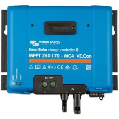 Victron Energy BlueSolar 250/70-Tr VE.Can Charge Controller - MPPT Solar Regulator Victron Energy BlueSolar 250/70-Tr VE.Can Charge Controller - MPPT Solar Regulator