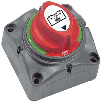 Bep Marine Mini Selector Battery Switch Grey 200 A unisex Bep Marine Mini Selector Battery Switch Grey 200 A unisex