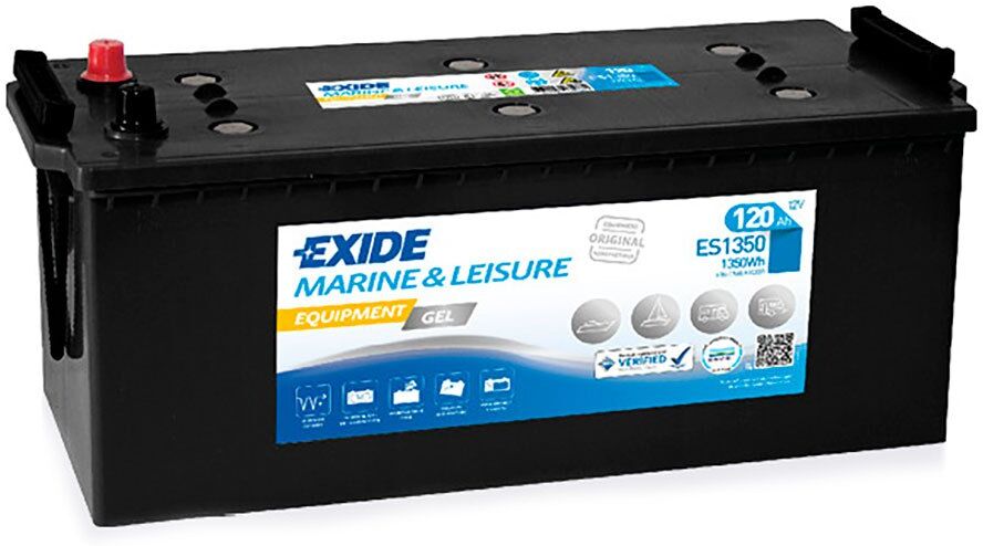 Exide 12v/760 Cca Gel Equipment Es1350 Battery 120ah Black One Size unisex