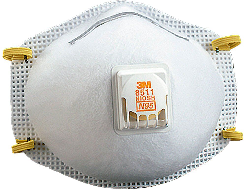 3m Particulate Respirator 8511 N95 10 Units White One Size unisex
