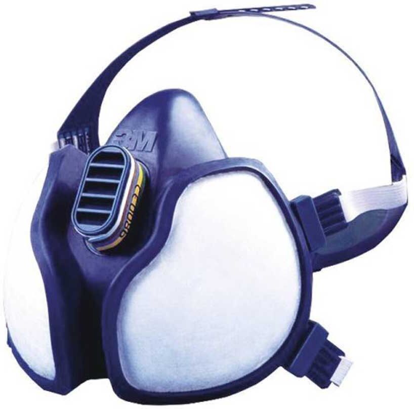 3m 4251 Ffa1p2 Face Mask Blue / White One Size unisex
