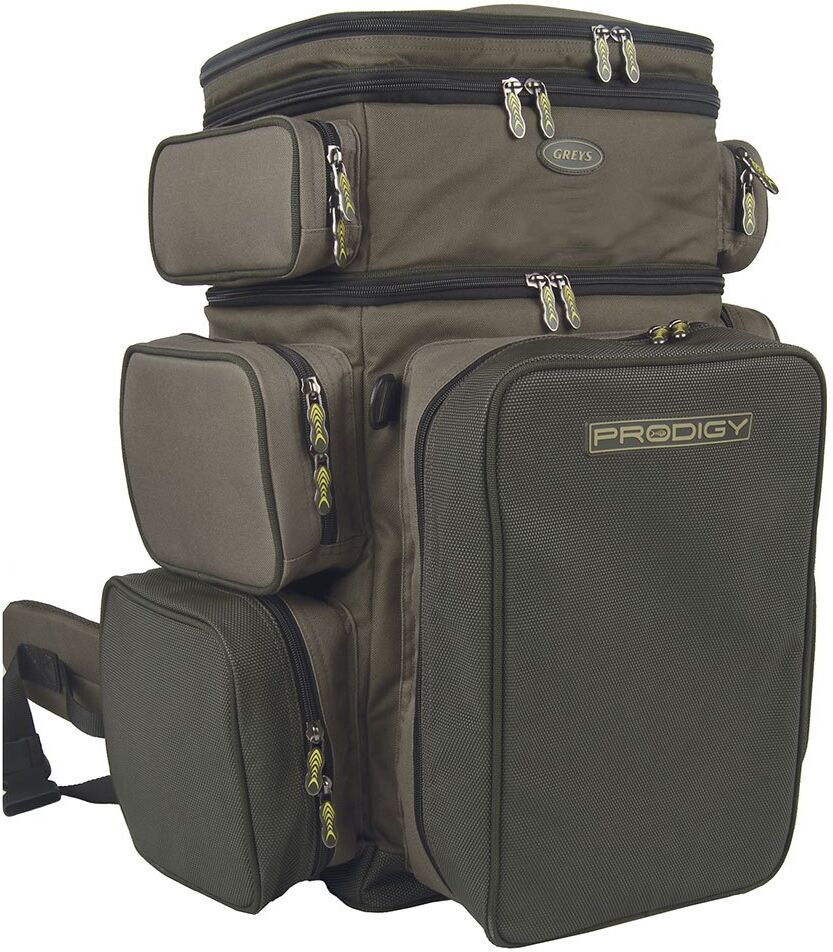 Greys Prodigy Tackle Base Rucksack Backpack Grey One Size unisex