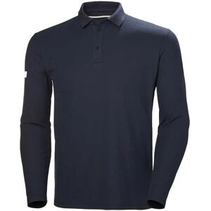 Helly Hansen Crewline Long Sleeve Polo Navy L Men Helly Hansen Crewline Long Sleeve Polo Navy L Men