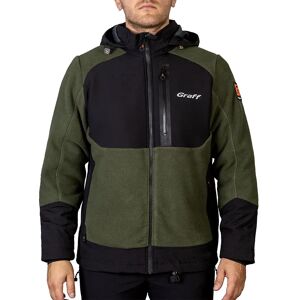 Graff Waterstop Fleece 562-ws Jacket Green / Black XL Men Graff Waterstop Fleece 562-ws Jacket Green / Black XL Men