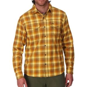 Simms Gallatin Flannel Long Sleeve Shirt Kennebec Plaid Sandbar XL Men Simms Gallatin Flannel Long Sleeve Shirt Kennebec Plaid Sandbar XL Men
