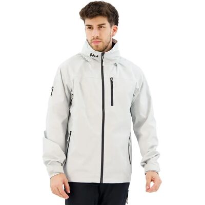 Helly Hansen Crew Hooded 2.0 Jacket Grey Fog S Men Helly Hansen Crew Hooded 2.0 Jacket Grey Fog S Men