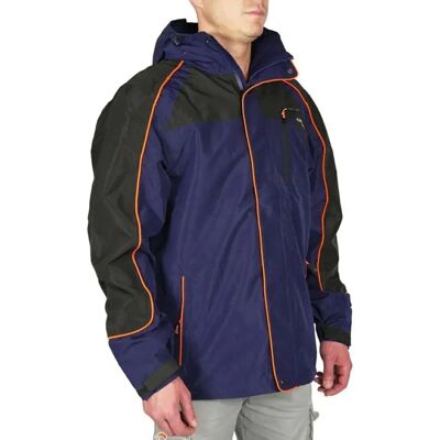 Colmic London Evo Windbreaker Black / Blue 4XL Men Colmic London Evo Windbreaker Black / Blue 4XL Men