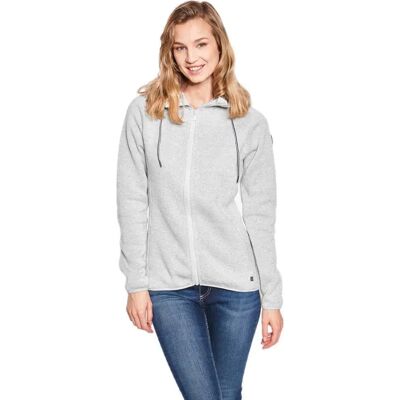 Sea Ranch Bea Full Zip Fleece Mirage Grey Melange L Women Sea Ranch Bea Full Zip Fleece Mirage Grey Melange L Women