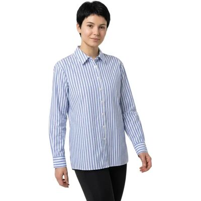 Sea Ranch Vigga Long Sleeve Shirt White / Powder Blue XS Women Sea Ranch Vigga Long Sleeve Shirt White / Powder Blue XS Women