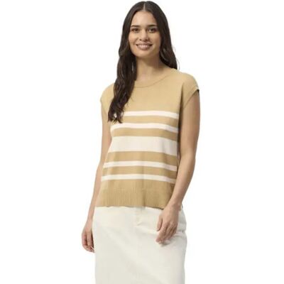 Redgreen Kia Sleeveless Sweater Sand XS Women Redgreen Kia Sleeveless Sweater Sand XS Women