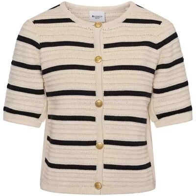 Redgreen Josie Cardigan Ecru Stripe XS Women Redgreen Josie Cardigan Ecru Stripe XS Women