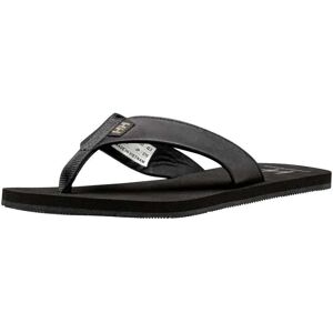 Helly Hansen Seasand Leather 2 Slides Black / Fallen Rock UK 7.5 Men Helly Hansen Seasand Leather 2 Slides Black / Fallen Rock UK 7.5 Men