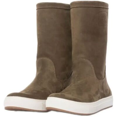 Boat Boot None Lace Leather Boots Green EU 38 Men,Women Boat Boot None Lace Leather Boots Green EU 38 Men,Women