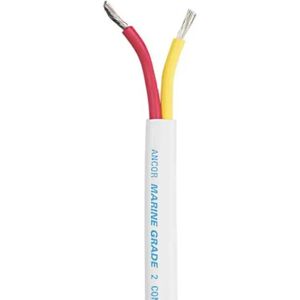 Ancor Safety Duplex Cable 12/2 Awg/2x3 Mm2 Flat 30 m unisex Ancor Safety Duplex Cable 12/2 Awg/2x3 Mm2 Flat 30 m unisex
