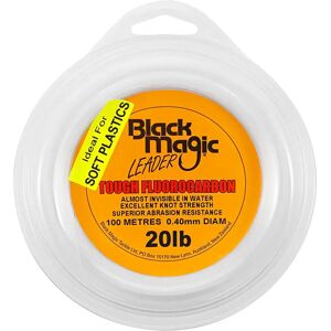 Black Magic Tough Fluorocarbon 100 M Clear 0.400 mm unisex Black Magic Tough Fluorocarbon 100 M Clear 0.400 mm unisex