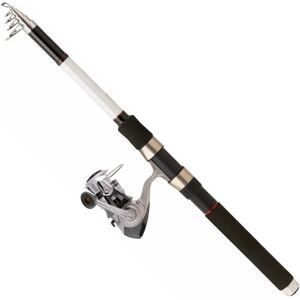 Daiwa Sweepfire Tele+q830fm Spinning Combo Black / Grey / White 2.40 m unisex Daiwa Sweepfire Tele+q830fm Spinning Combo Black / Grey / White 2.40 m unisex