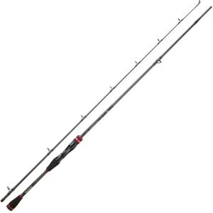 Daiwa Megaforce Baitcasting Rod Black / Red 2.21 m unisex Daiwa Megaforce Baitcasting Rod Black / Red 2.21 m unisex