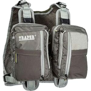 Traper Fly Combo Active Light Fishing Vest Grey One Size Men Traper Fly Combo Active Light Fishing Vest Grey One Size Men