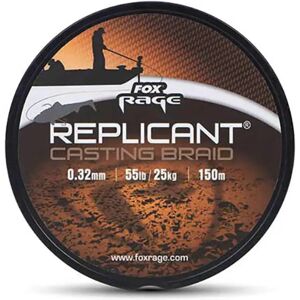 Fox Rage Replicant Cast Braided Line 150 M Brown 0.320 mm unisex Fox Rage Replicant Cast Braided Line 150 M Brown 0.320 mm unisex