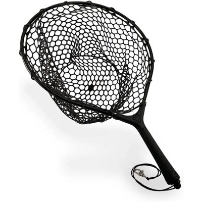 Lineaeffe River Rubber Mesh Landing Net Black One Size unisex Lineaeffe River Rubber Mesh Landing Net Black One Size unisex