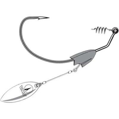 VMC Mystic 7346BS Hook - Offset with 10g weight - Hooks VMC Mystic 7346BS Hook - Offset with 10g weight - Hooks