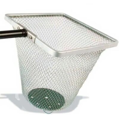 Amiaud Landing Net Square Metal Net 7 Mm Søvfarvet - Landing Net Amiaud Landing Net Square Metal Net 7 Mm Søvfarvet - Landing Net