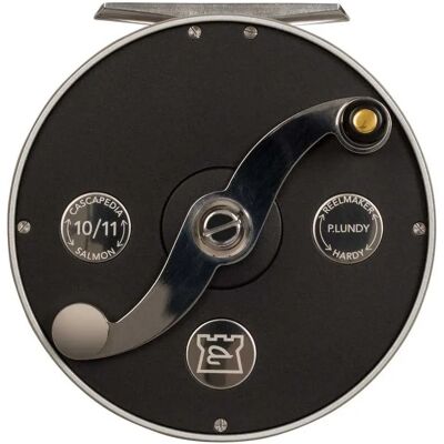Hardy Cascapedia Salmon Fly Fishing Reel Grey / Black Line 8 / 9 unisex Hardy Cascapedia Salmon Fly Fishing Reel Grey / Black Line 8 / 9 unisex
