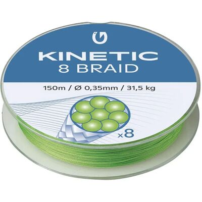 Kinetic 8 Braid 150m Fluo Green - Braided Fishing Line Kinetic 8 Braid 150m Fluo Green - Braided Fishing Line