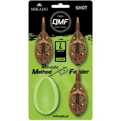 Mikado - Method Shot QMF Set L - 3x50 g - Feeder Mikado - Method Shot QMF Set L - 3x50 g - Feeder