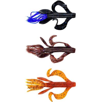Yamamoto Baits Kreature Soft Lure - 101 Mm, 7 Units, Orange - Soft Lure Yamamoto Baits Kreature Soft Lure - 101 Mm, 7 Units, Orange - Soft Lure