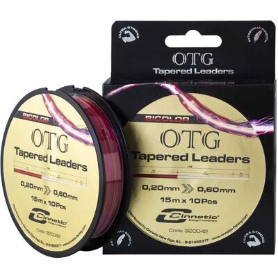 Cinnetic Otg Bicolor 150 M Tapered Leader - Fishing Line Cinnetic Otg Bicolor 150 M Tapered Leader - Fishing Line