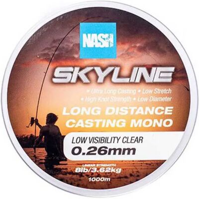 Nash Highline 1000m Monofilament Transparent - Fishing Line Nash Highline 1000m Monofilament Transparent - Fishing Line