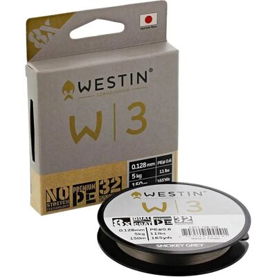 Westin W3 8-Braid 150m - Smokey Grey - Fishing Line Westin W3 8-Braid 150m - Smokey Grey - Fishing Line
