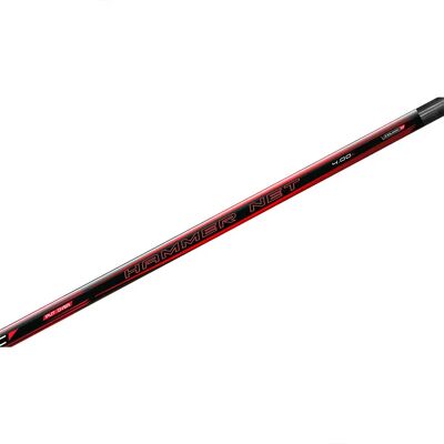 Colmic Hammer Landing Net Handle Black / Red 4.00 m unisex Colmic Hammer Landing Net Handle Black / Red 4.00 m unisex