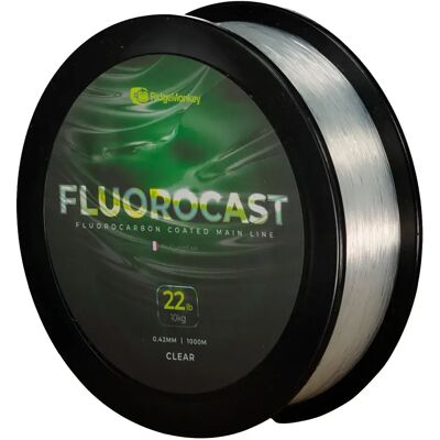 Ridgemonkey Fluorocast Coated Fluorocarbon 1000 M Clear 0.420 mm unisex Ridgemonkey Fluorocast Coated Fluorocarbon 1000 M Clear 0.420 mm unisex