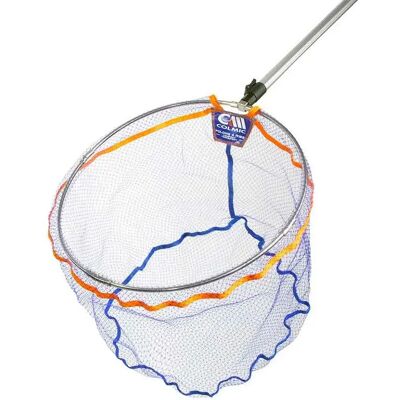 Colmic Nylon 4 Ribs Landing Net Head Blue / Yellow / Grey 45 x 45 cm unisex Colmic Nylon 4 Ribs Landing Net Head Blue / Yellow / Grey 45 x 45 cm unisex