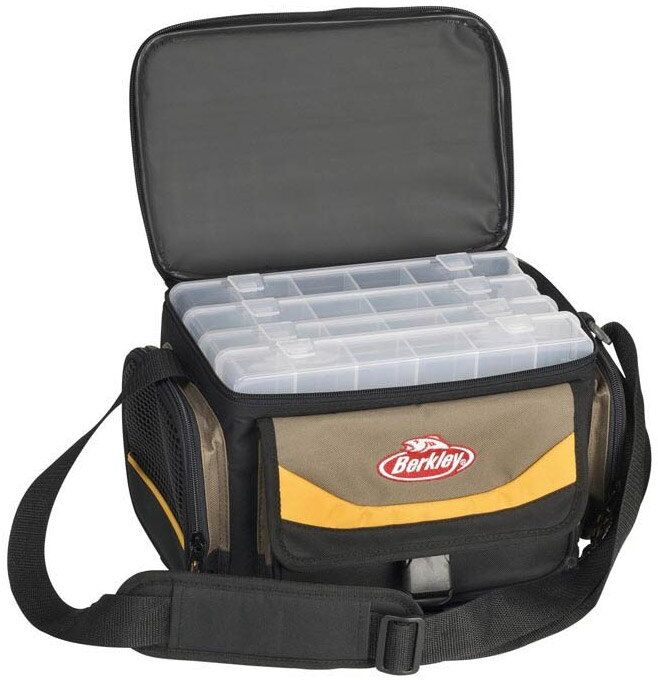Berkley 4 Box Storer Tackle Stack Grey / Yellow / Black One Size unisex