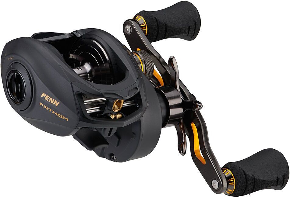 Penn Fathom Low Profile Baitcasting Reel Black / Gold Ratio: 7.3:1 unisex