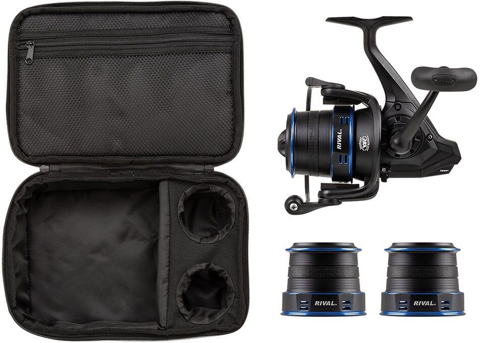 Penn Rival Longcast Surf Pack Surfcasting Reel Black / Blue 7000 unisex