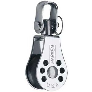 Harken Micro Swivel Pulley Silver / Black One Size unisex Harken Micro Swivel Pulley Silver / Black One Size unisex