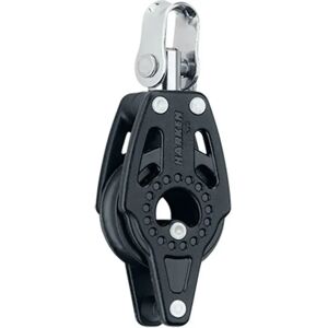 Harken Carbon Single Swivel Pulley With Support 29 Mm Black / Silver One Size unisex Harken Carbon Single Swivel Pulley With Support 29 Mm Black / Silver One Size unisex