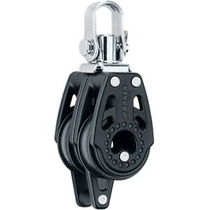 Harken Carbon Double Swivel Pulley With Support 29 Mm Black / Silver One Size unisex Harken Carbon Double Swivel Pulley With Support 29 Mm Black / Silver One Size unisex