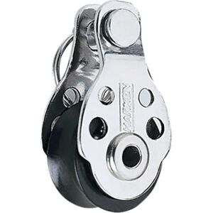 Harken Forkhead Pulley 16 Mm Silver / Black One Size unisex Harken Forkhead Pulley 16 Mm Silver / Black One Size unisex