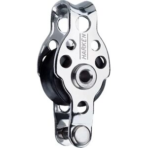 Harken Air Block Pulley With Support 16 Mm Silver / Black One Size unisex Harken Air Block Pulley With Support 16 Mm Silver / Black One Size unisex