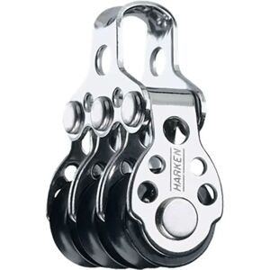 Harken Tiple Air Block Pulley 16 Mm Silver / Black One Size unisex Harken Tiple Air Block Pulley 16 Mm Silver / Black One Size unisex