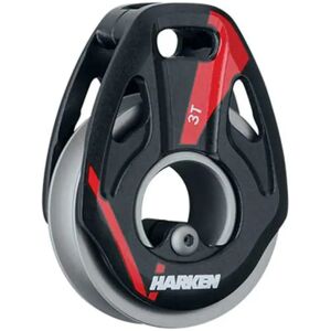 Harken Aluminium V Block 3t Pulley Black / Red / Grey One Size unisex Harken Aluminium V Block 3t Pulley Black / Red / Grey One Size unisex